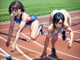 2025年07月10日 　今日の陸上画像　http://manga.pink/doujin　　　#女子アスリート画像　#陸上　#女子アスリートマニア　　　　